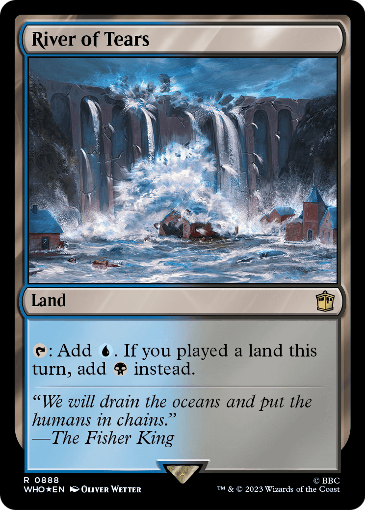 River of Tears (Surge Foil) (WHO-888) - Doctor Who Foil