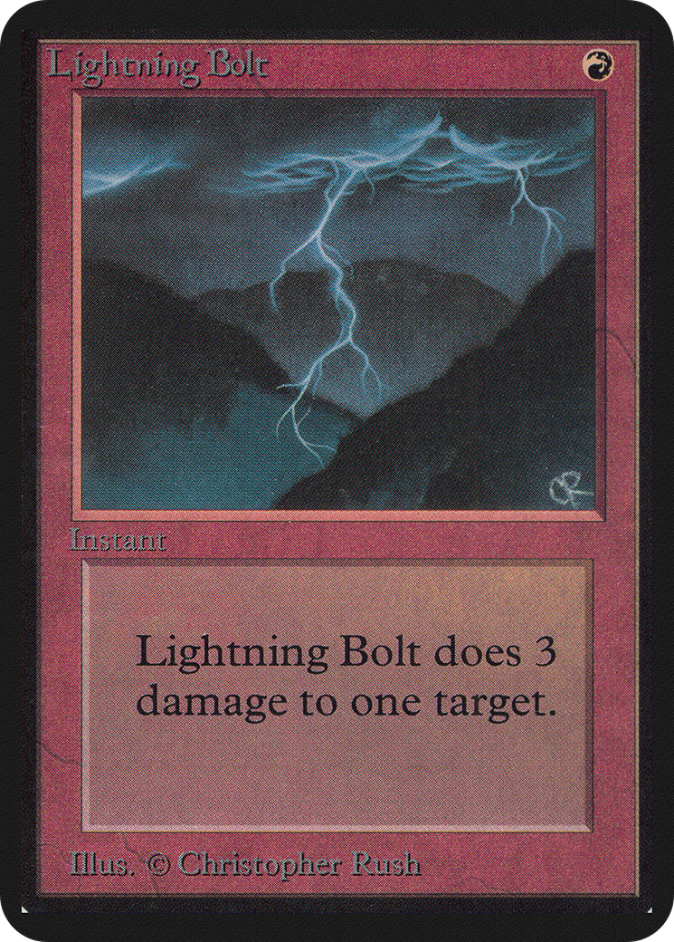 Lightning Bolt (LEA-) - Limited Edition Alpha