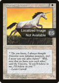 Pearled Unicorn (4BB-) - Fourth Edition Foreign Black Border