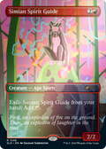 Simian Spirit Guide (Rainbow Foil) (SLD-1548) - Secret Lair Drop (Borderless) Foil