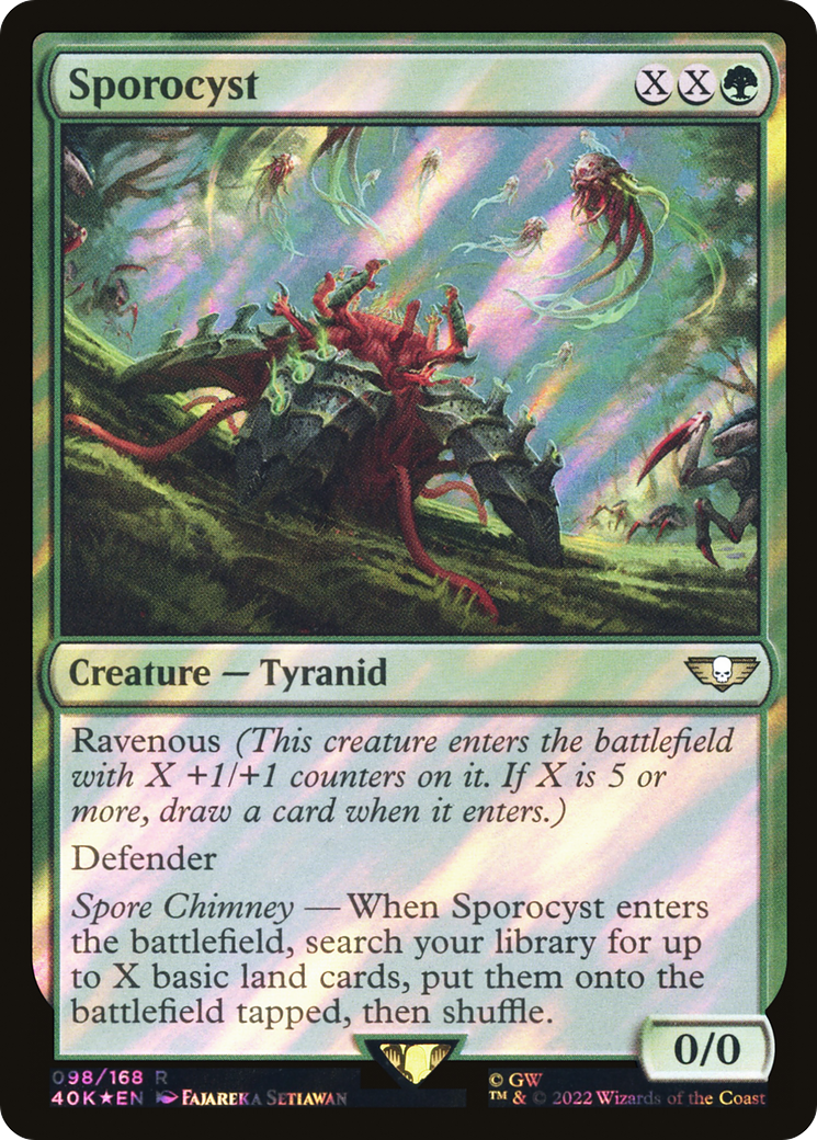 Sporocyst (Surge Foil) (40K-098) - Warhammer 40,000 Commander Foil