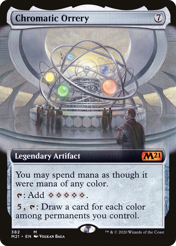 Chromatic Orrery (Extended Art) (M21-382) - Core Set 2021: (Extended Art) Foil