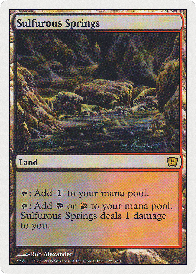 Sulfurous Springs (9ED-325) - 9th Edition Foil