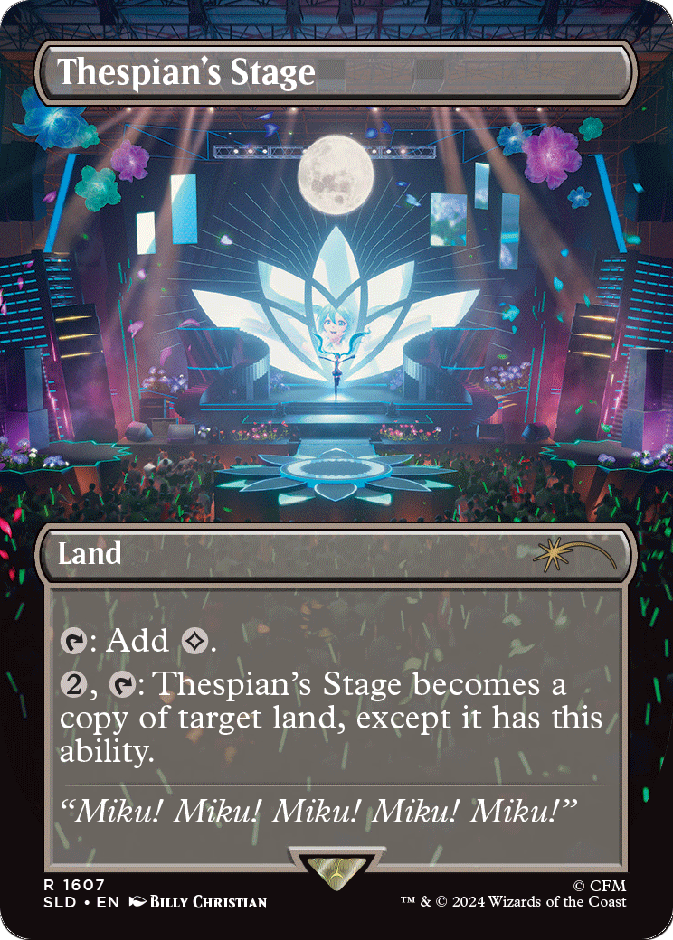 Thespian's Stage (SLD-1607) - Secret Lair Drop (Borderless)