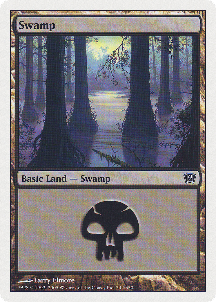 Swamp (342) (9ED-342) - 9th Edition Foil