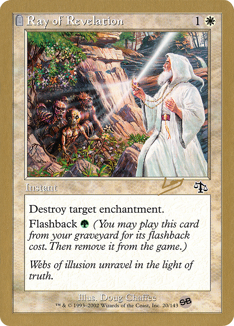 Ray of Revelation - 2002 Raphael Levy (JUD) (SB) (WCD-) - World Championship Decks 2002: (tombstone)