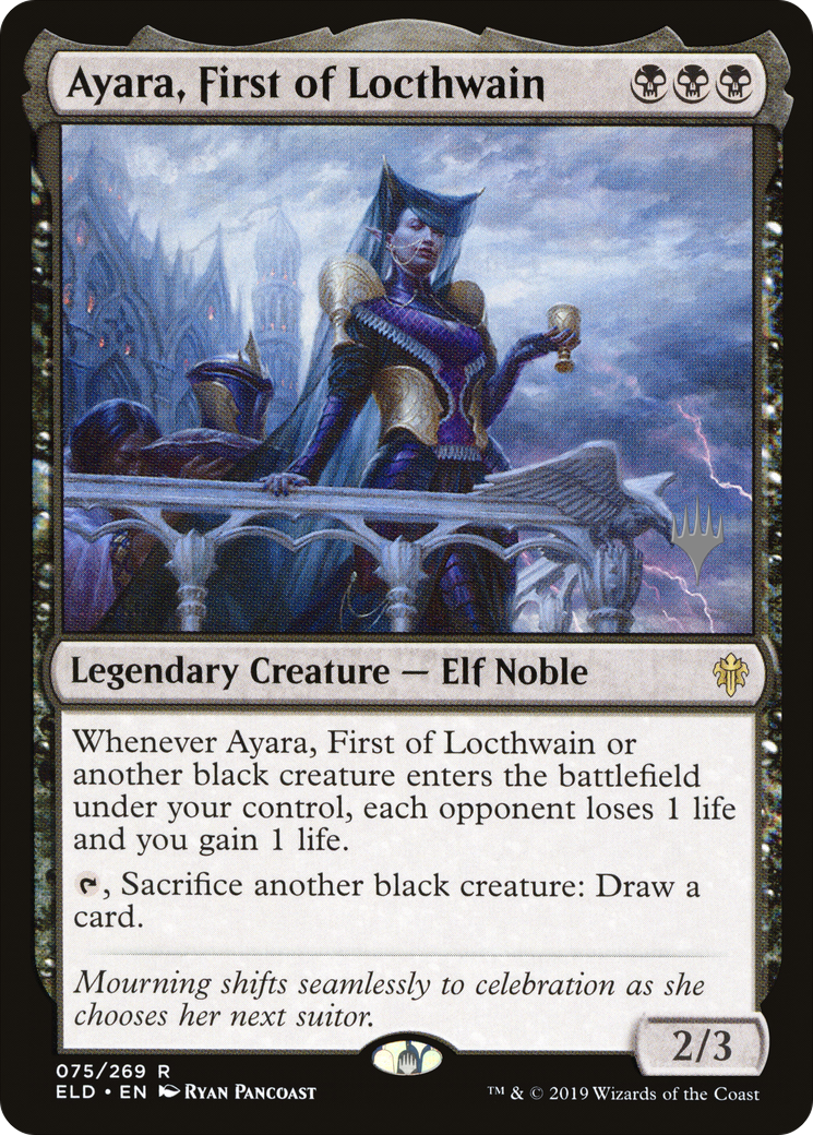 Ayara, First of Locthwain (PPELD-075) - Throne of Eldraine Promos