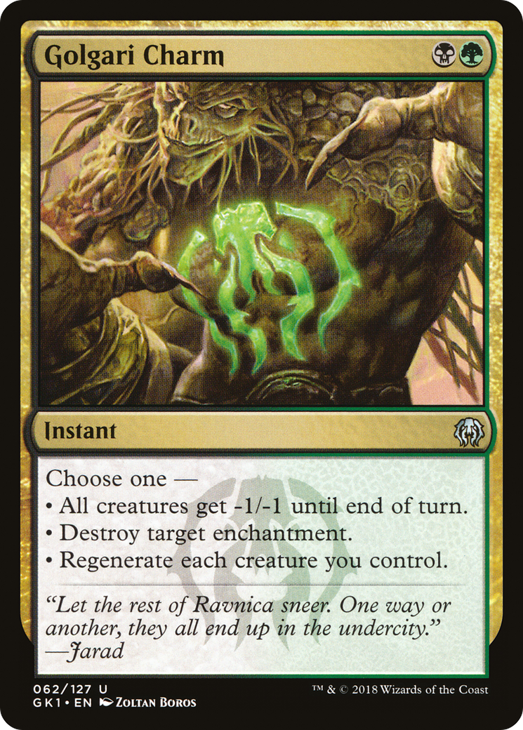 Golgari Charm (GR1-062) - GRN Guild Kit