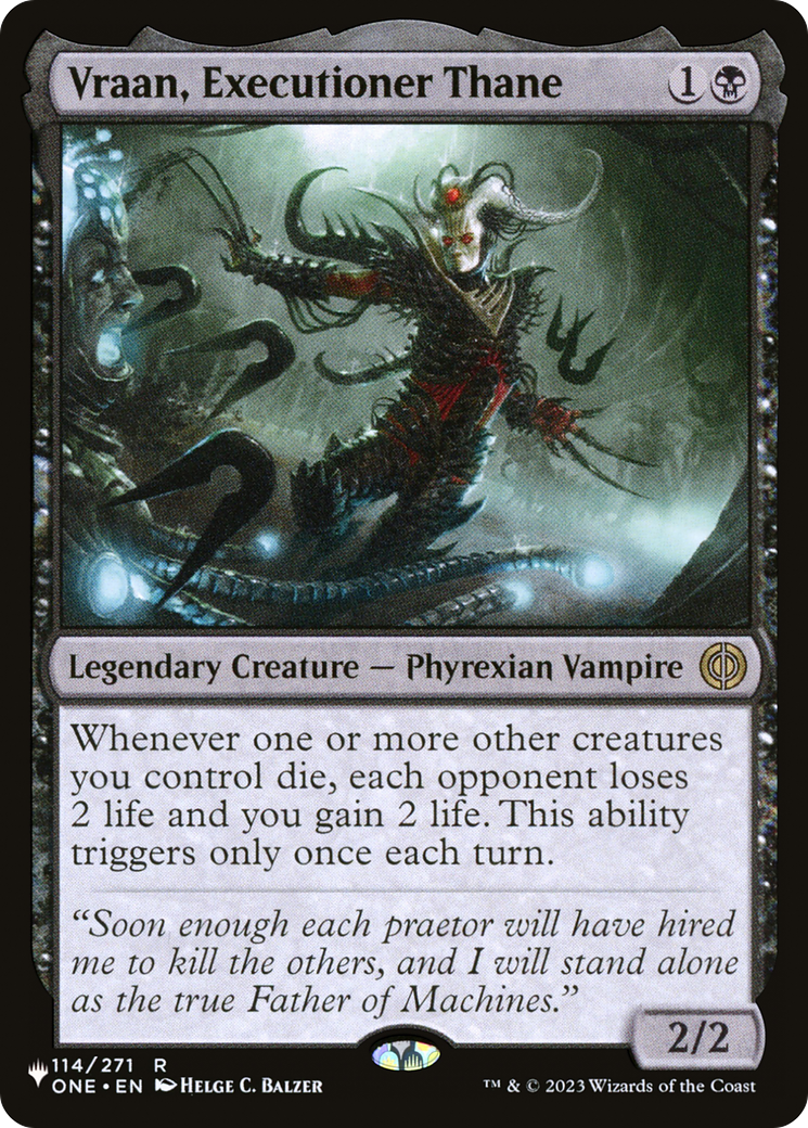 Vraan, Executioner Thane (LIST-ONE-114) - The List Reprints
