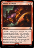 Throes of Chaos (Surge Foil) (WHO-818) - Doctor Who Foil