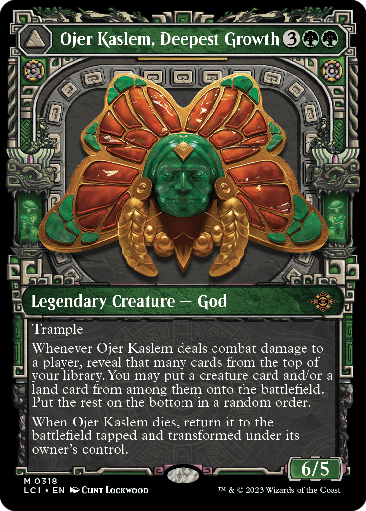 Ojer Kaslem, Deepest Growth (Showcase) (LCI-318) - The Lost Caverns of Ixalan: (Showcase) Foil