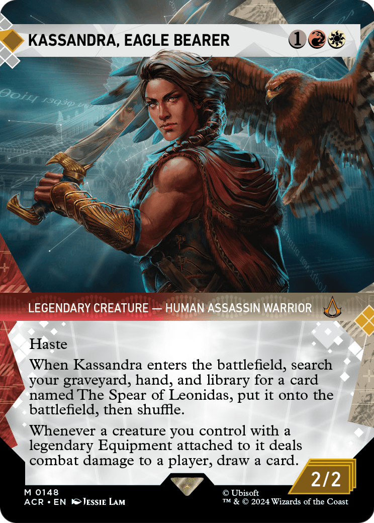 Kassandra, Eagle Bearer (Showcase) (ACR-148) - Assassin's Creed: (Showcase) (Borderless)