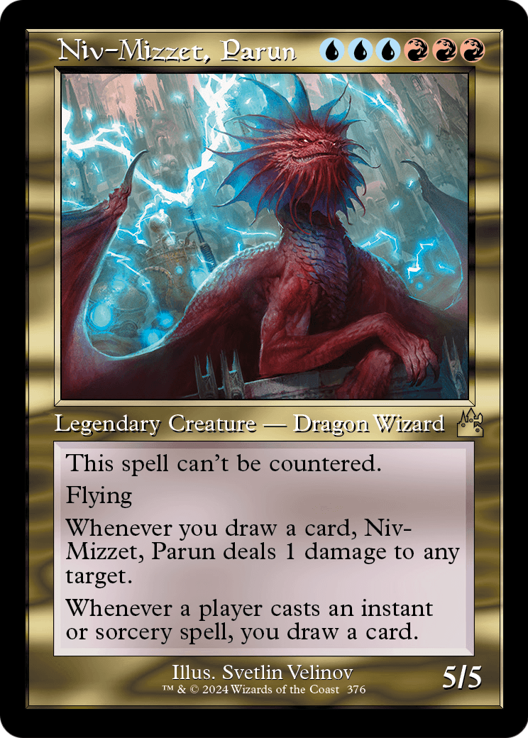 Niv-Mizzet, Parun (Retro Frame) (RVR-376) - Ravnica Remastered Foil