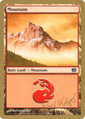 Mountain (346) - 2003 Peer Kroger (8ED) (WCD-) - World Championship Decks 2003