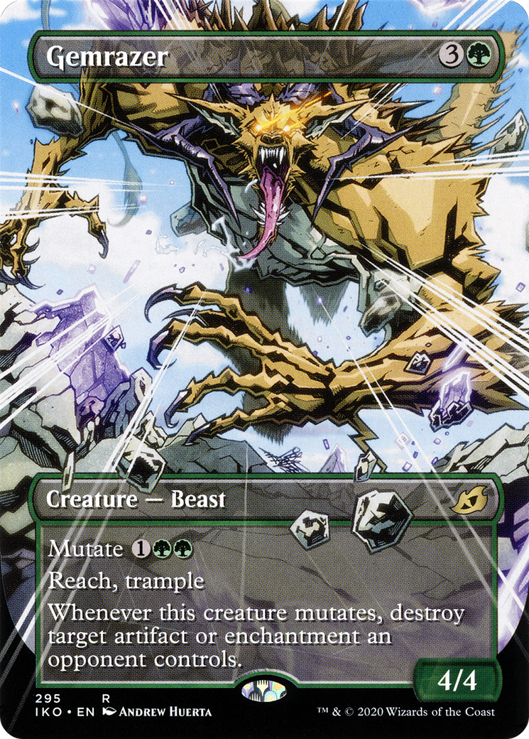 Gemrazer (Showcase) (IKO-295) - Ikoria: Lair of Behemoths: (Showcase) (Borderless)