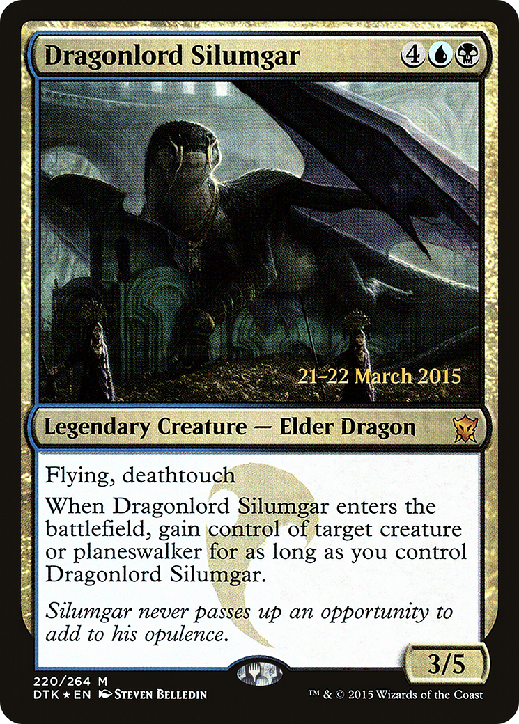Dragonlord Silumgar (PRE-220S) - Dragons of Tarkir Promos Foil