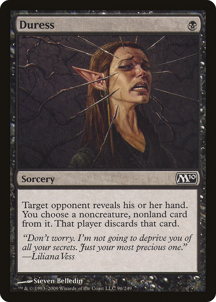 Duress (M10-096) - Magic 2010 Foil