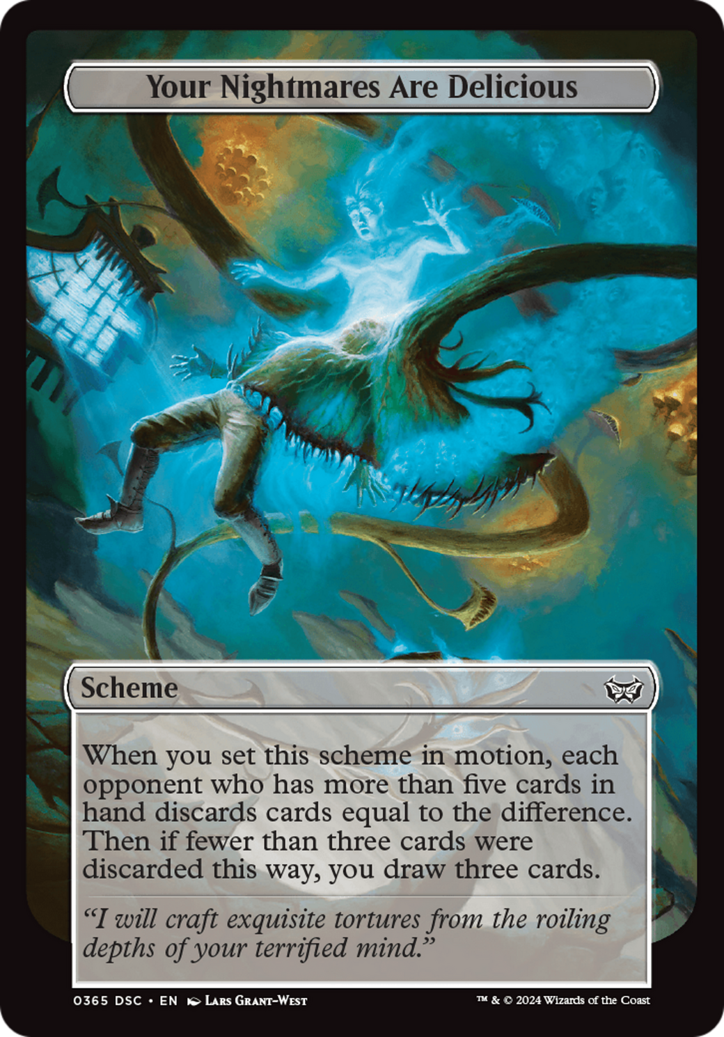 Your Nightmares Are Delicious (Full Art) (A:DSC-365) - Duskmourn: House of Horror Commander
