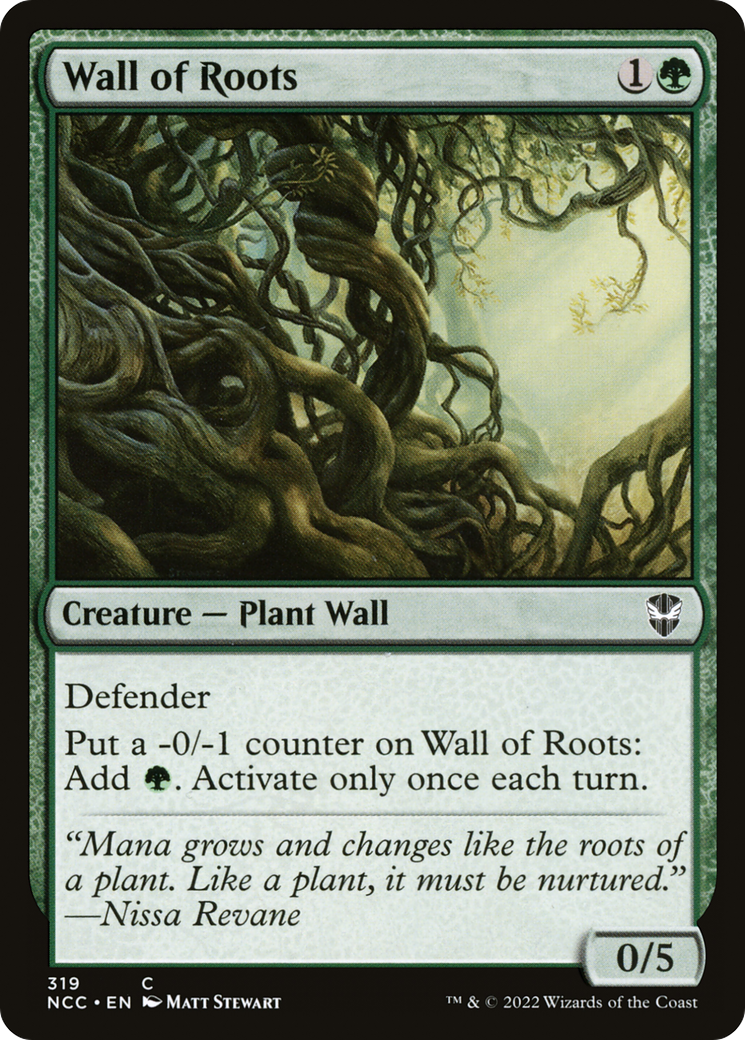 Wall of Roots (NCC-319) - New Capenna Commander