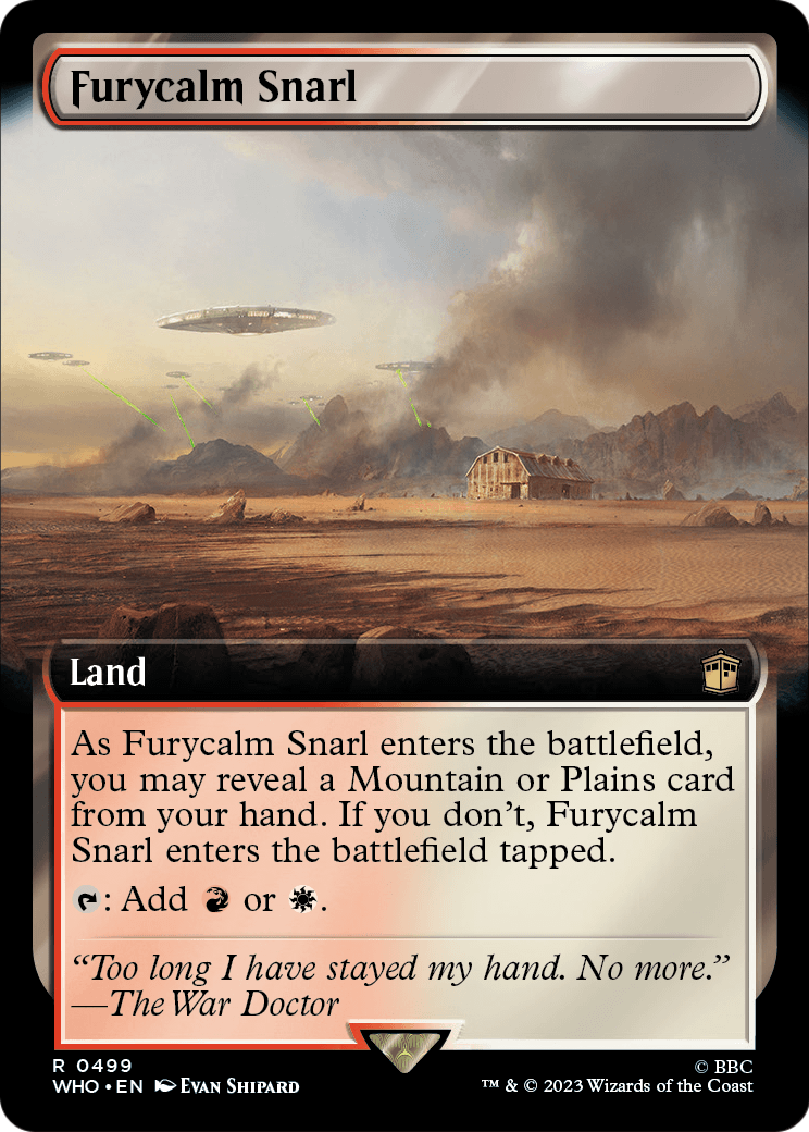 Furycalm Snarl (Extended Art) (WHO-499) - Doctor Who: (Extended Art) Foil