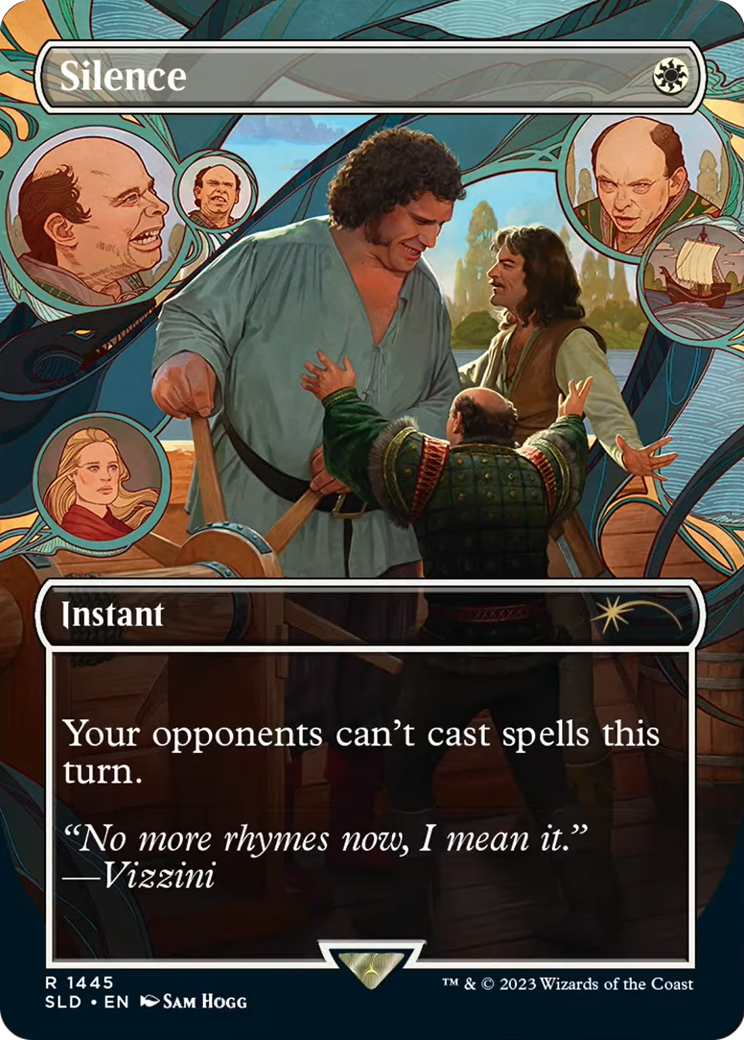 Silence (SLD-1445) - Secret Lair Drop (Borderless) Foil