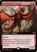 Wrathful Red Dragon (Extended Art) (CLB-585) - Commander Legends: Battle for Baldur's Gate: (Extended Art) Foil