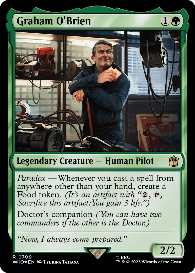 Graham O'Brien (Surge Foil) (WHO-709) - Doctor Who Foil