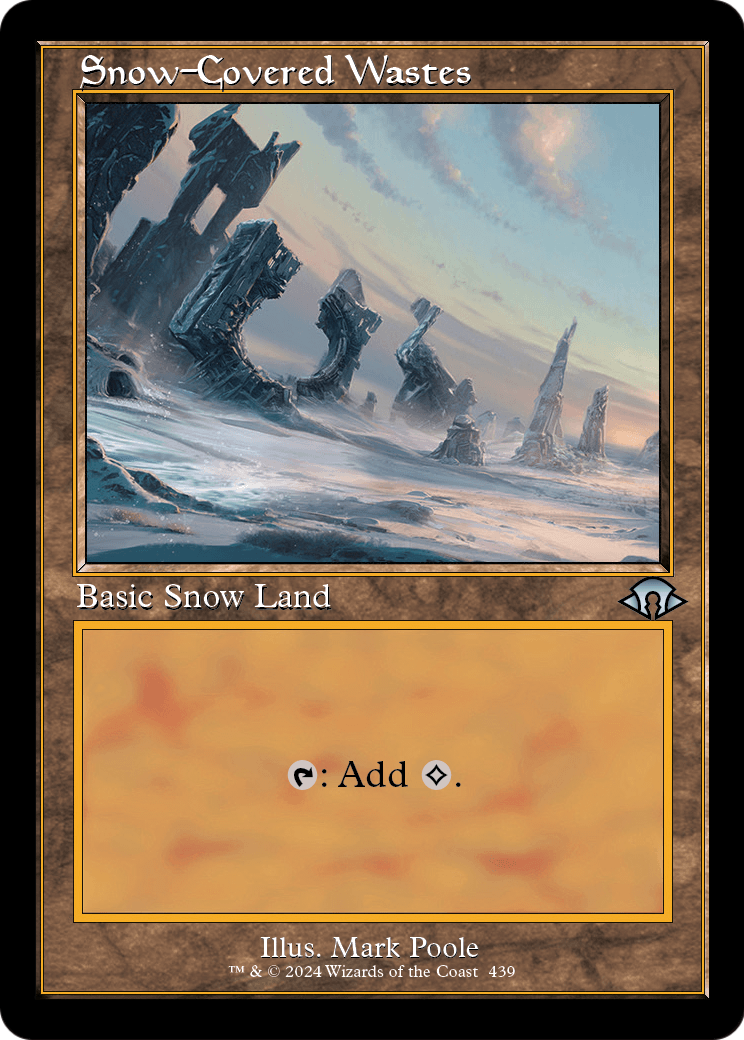 Snow-Covered Wastes (Retro Frame) (MH3-439) - Modern Horizons 3