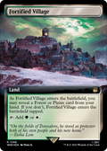 Fortified Village (Extended Art) (Surge Foil) (WHO-1088) - Doctor Who: (Extended Art) Foil
