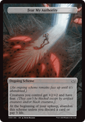 Fear My Authority (Full Art) (A:DSC-333) - Duskmourn: House of Horror Commander