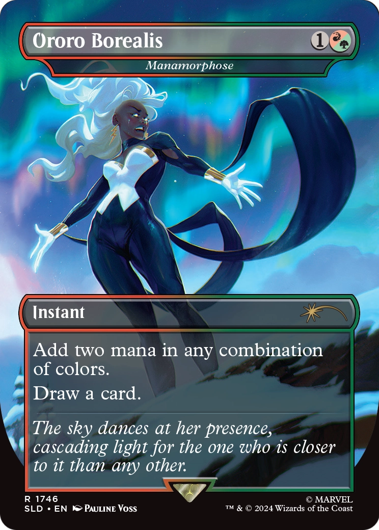Ororo Borealis - Manamorphose (SLD-1746) - Secret Lair Drop / Ororo Borealis (Borderless)