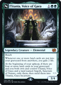 Titania, Voice of Gaea (PRE-193) - The Brothers' War Promos Foil