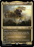 Zacama, Primal Calamity (Foil Etched) (CMM-598) - Commander Masters Foil