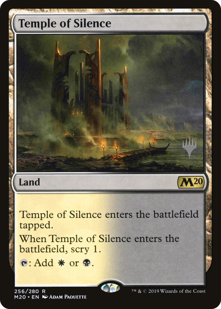 Temple of Silence (PPM20-256) - Core Set 2020 Promos