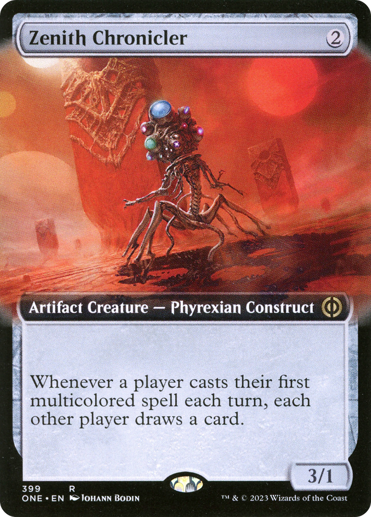 Zenith Chronicler (Extended Art) (ONE-399) - Phyrexia: All Will Be One: (Extended Art)