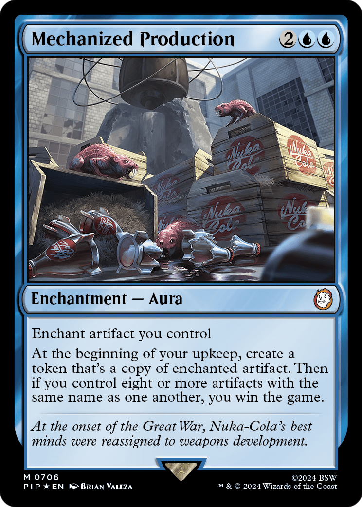 Mechanized Production (Surge Foil) (PIP-706) - Fallout Foil