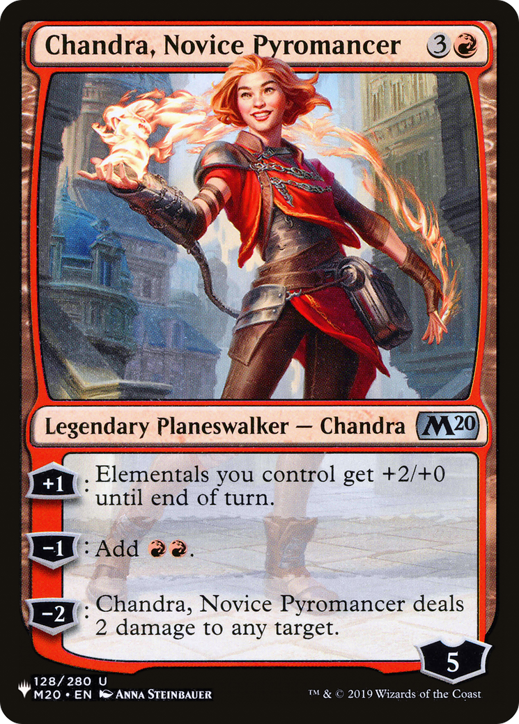 Chandra, Novice Pyromancer (LIST-M20-128) - The List