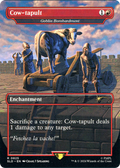 Cow-tapult - Goblin Bombardment (SLD-825) - Secret Lair Drop / Cow-tapult (Borderless) Foil