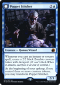 Poppet Stitcher (PRE-071) - Innistrad: Midnight Hunt Promos: (Double Faced Transform) Foil