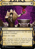 Village Rites (STA-035) - Strixhaven Mystical Archive: (Showcase) (Borderless) Foil