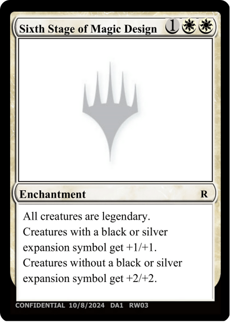 Sixth Stage of Magic Design (UNK-RW03H) - Unknown Event