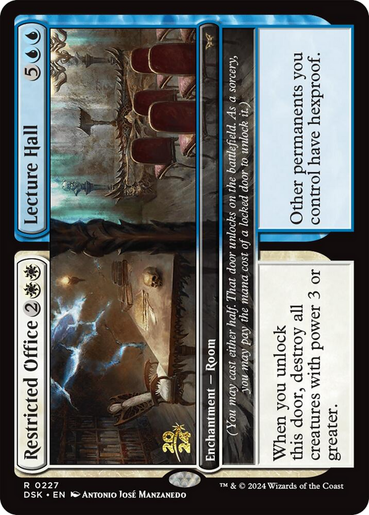 Restricted Office // Lecture Hall (PRE-227) - Duskmourn: House of Horror Promos Foil