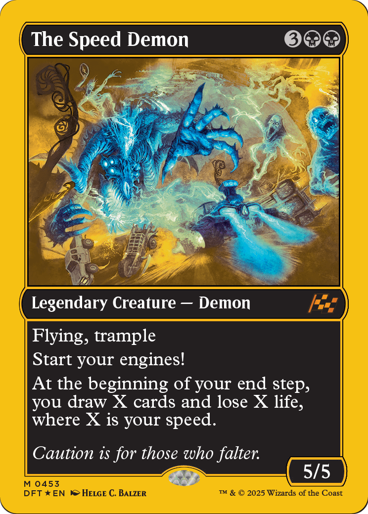 The Speed Demon (First-Place Foil) (DFT-453) - Aetherdrift Foil