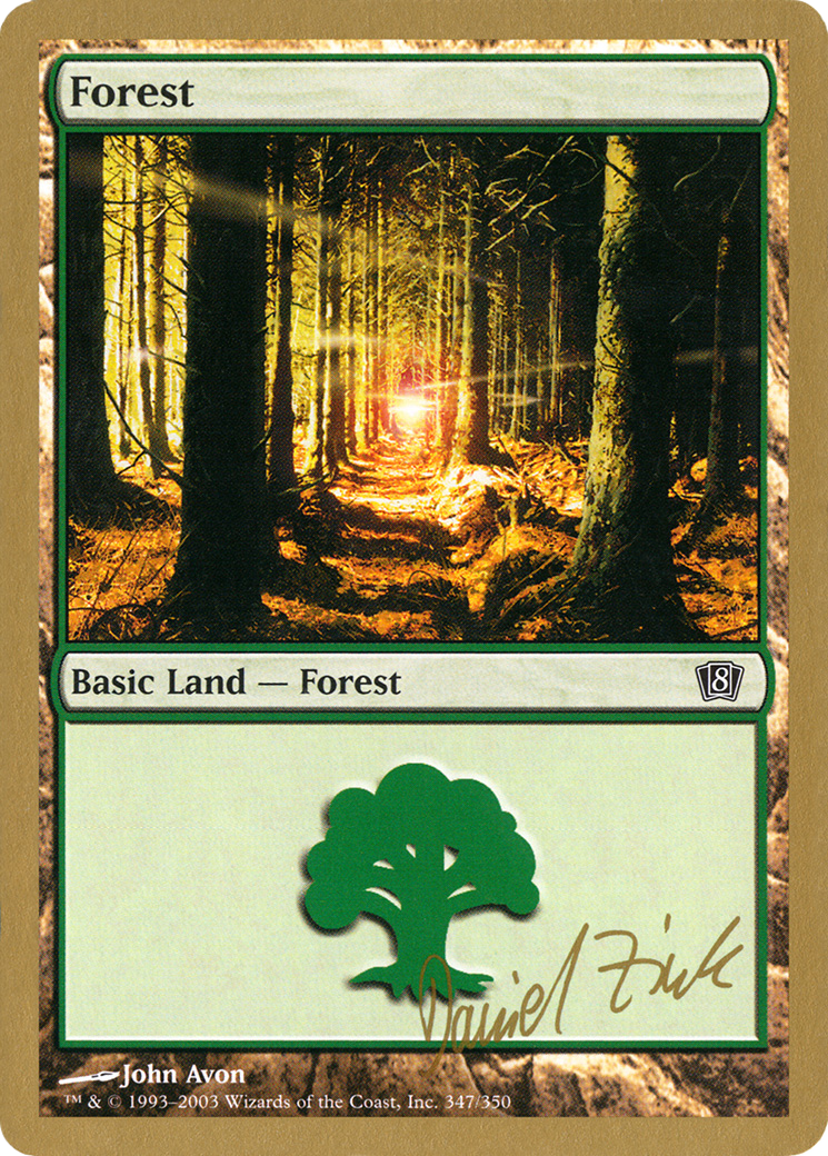 Forest (347) - 2003 Daniel Zink (8ED) (WCD-DZ347) - World Championship Decks 2003