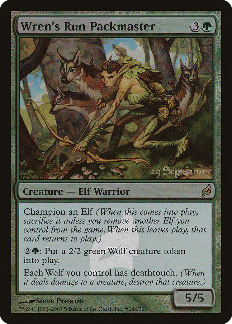 Wren's Run Packmaster (PRE-244★) - Lorwyn Promos Foil