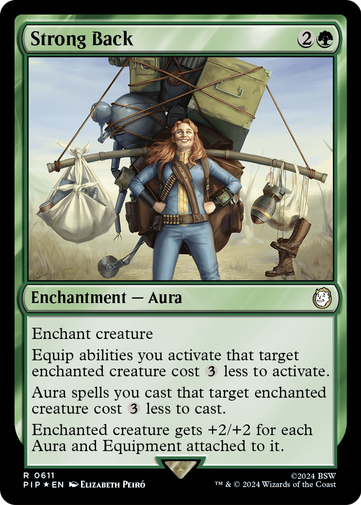Strong Back (Surge Foil) (PIP-611) - Fallout Foil
