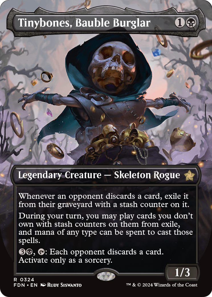 Tinybones, Bauble Burglar (Borderless) (FDN-324) - Foundations Foil