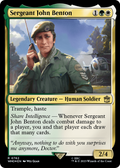Sergeant John Benton (Surge Foil) (WHO-762) - Doctor Who Foil