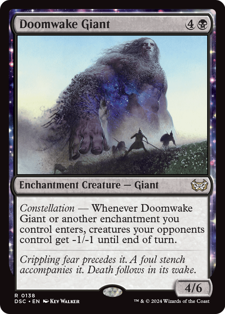 Doomwake Giant (DSC-138) - Duskmourn: House of Horror Commander: (enchantment)