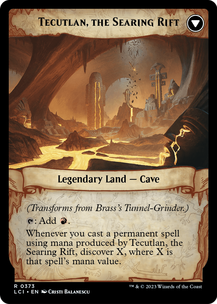 Brass's Tunnel-Grinder (Extended Art) (LCI-373) - The Lost Caverns of Ixalan: (Extended Art)